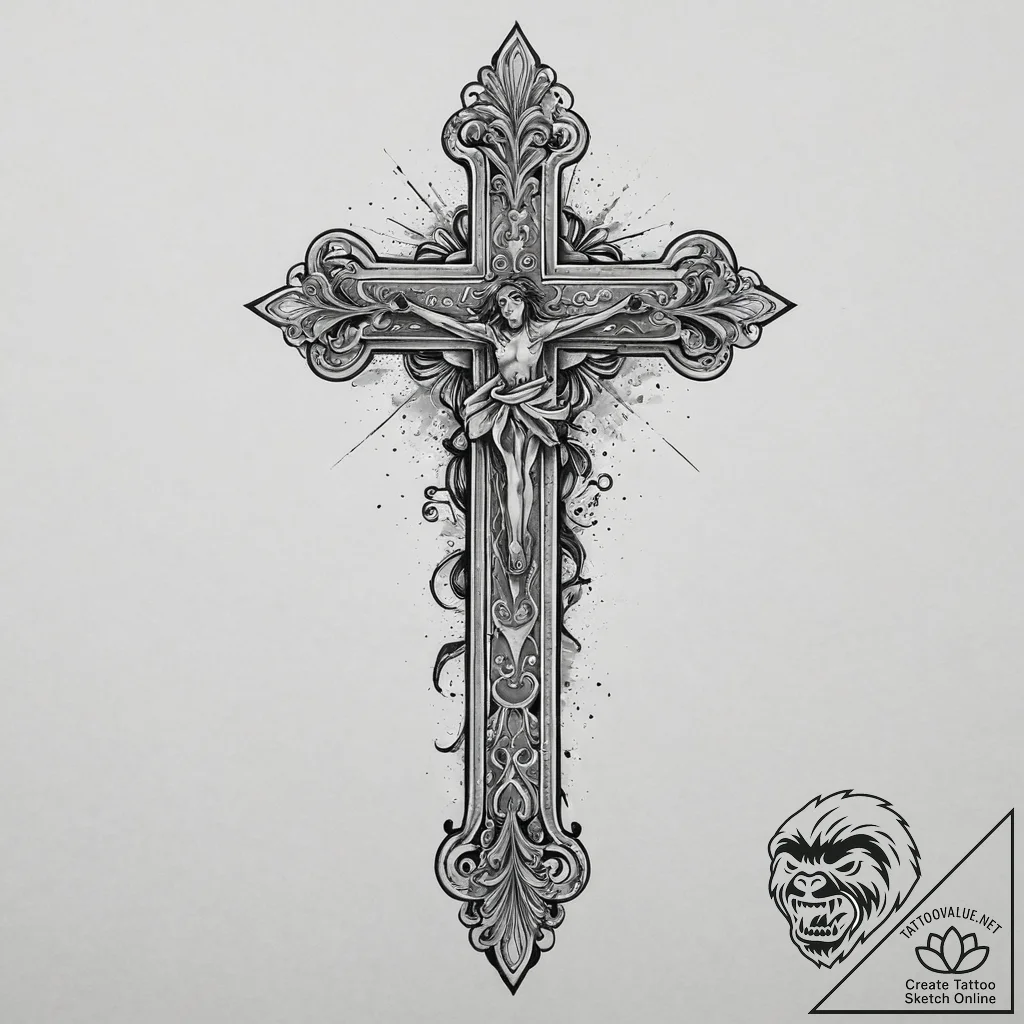 Tattoo sketch leg, tattoo sketch design, on a... - tattoo sketch (№1756261024_0, 27.08.2025 02:17) — tattoovalue.net