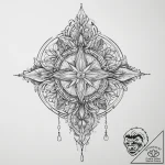 Tattoo sketch sacred narrative, ink illustrat… – tattoo sketch (№1756262819_0, 27.08.2025 02:46) — tattoovalue.net