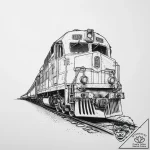 Tattoo sketch model building a train, artisti… – tattoo sketch (№1756265230_0, 27.08.2025 03:27) — tattoovalue.net