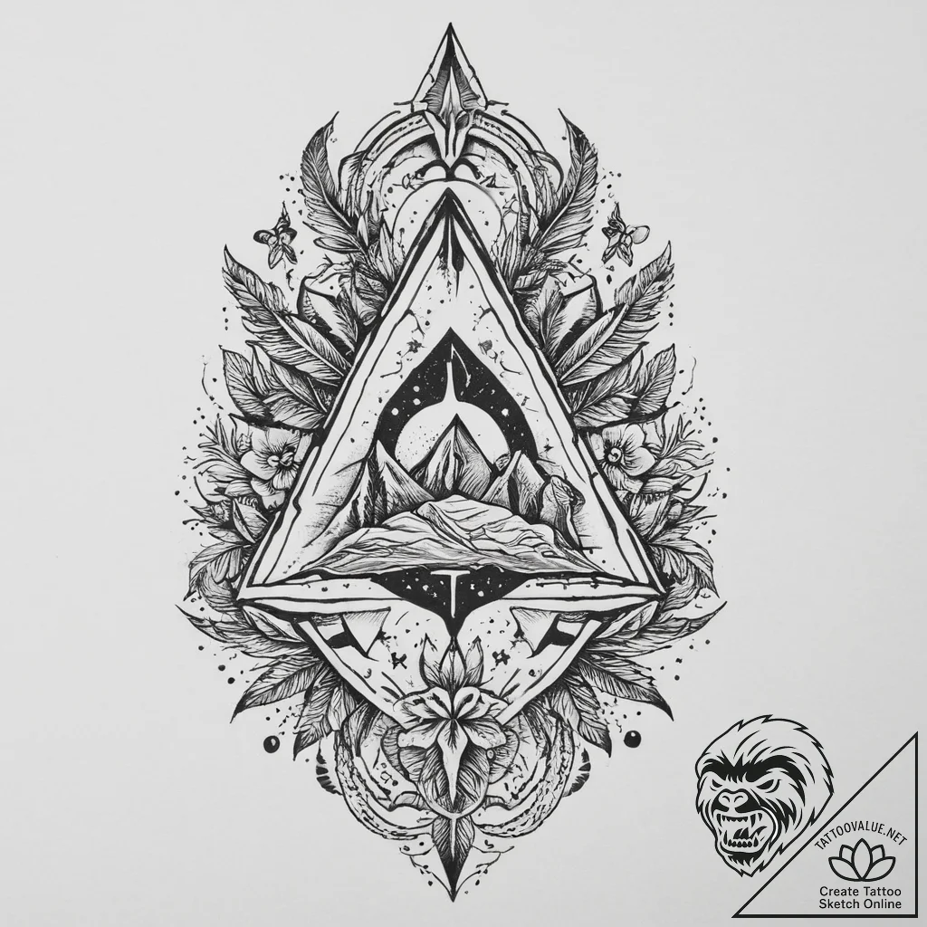 Tattoo sketch dipper, tattoo line art, bold o... - tattoo sketch (№1756265844_0, 27.08.2025 03:37) — tattoovalue.net
