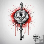 Tattoo sketch hands with a key, tattoo drawin… – tattoo sketch (№1756266652_0, 27.08.2025 03:50) — tattoovalue.net
