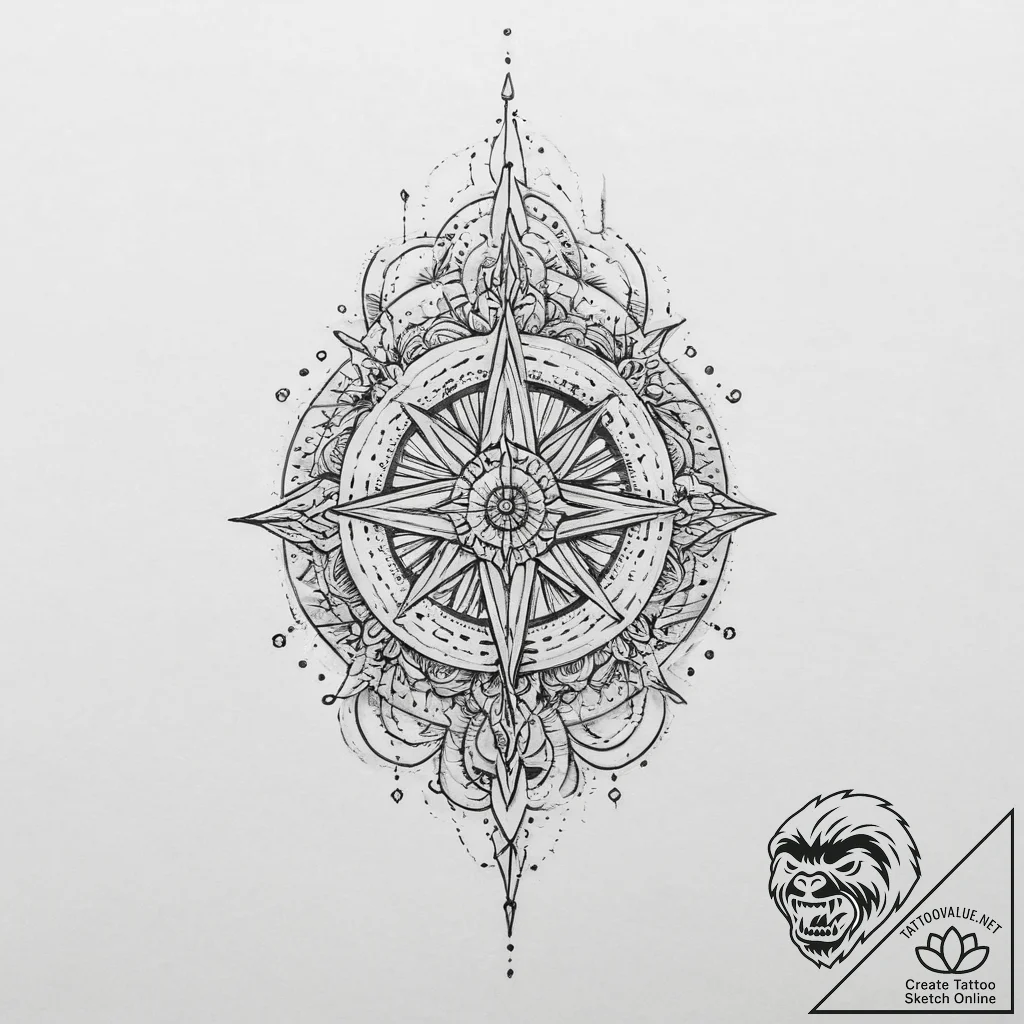 Tattoo sketch ember, concept art for tattoo,... - tattoo sketch (№1756267462_0, 27.08.2025 04:04) — tattoovalue.net