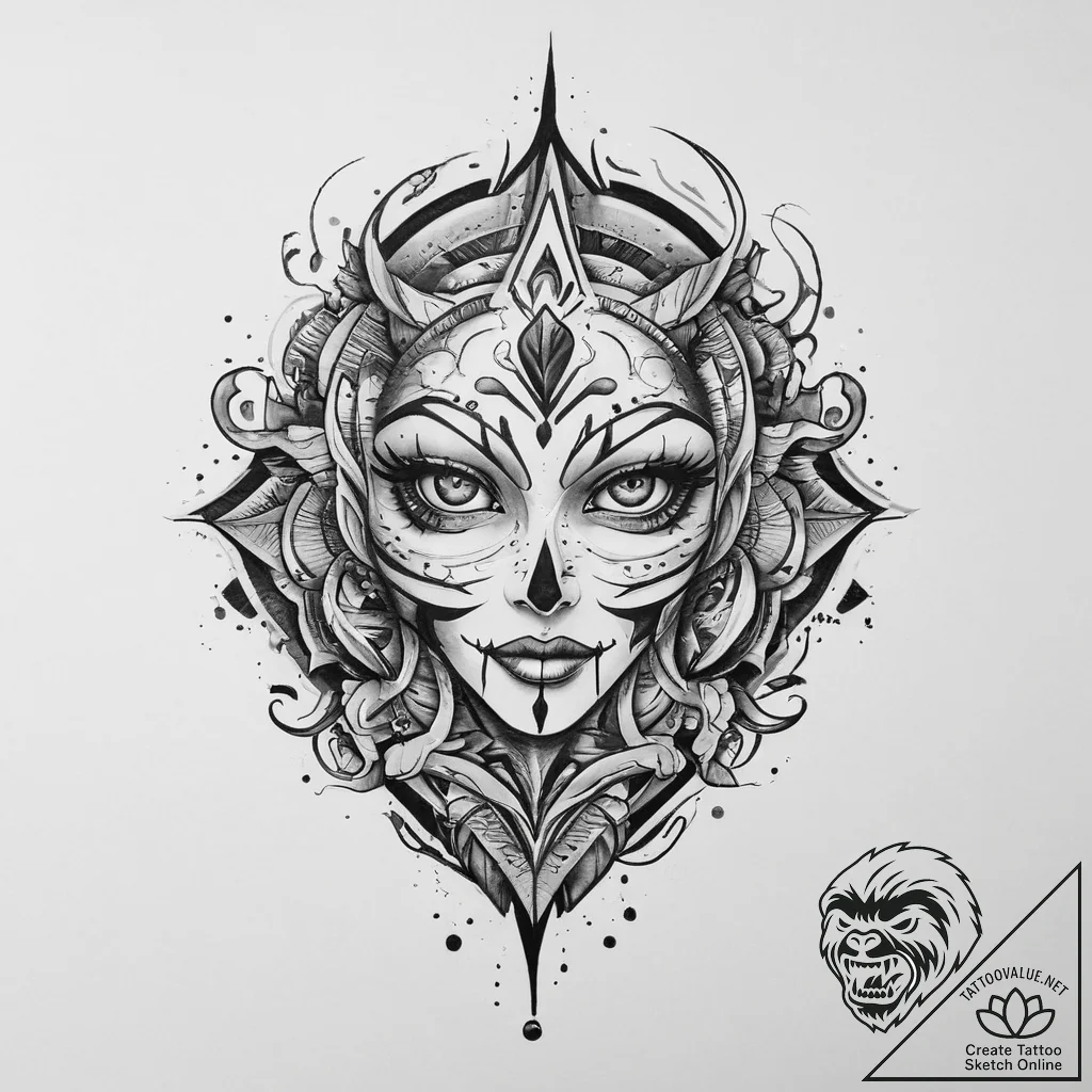 Tattoo sketch mood, tattoo sketch design, bla... - tattoo sketch (№1756268478_0, 27.08.2025 04:21) — tattoovalue.net