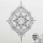 Tattoo sketch cosmic essence – tattoo sketch (№1756268883_0, 27.08.2025 04:28) — tattoovalue.net