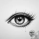 Tattoo sketch узор в виде глаза с огнем, tatt… – tattoo sketch (№1756270087_0, 27.08.2025 04:48) — tattoovalue.net