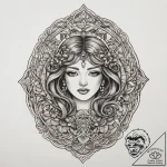 Tattoo sketch blessed creation, tattoo drawin… – tattoo sketch (№1756271503_0, 27.08.2025 05:11) — tattoovalue.net