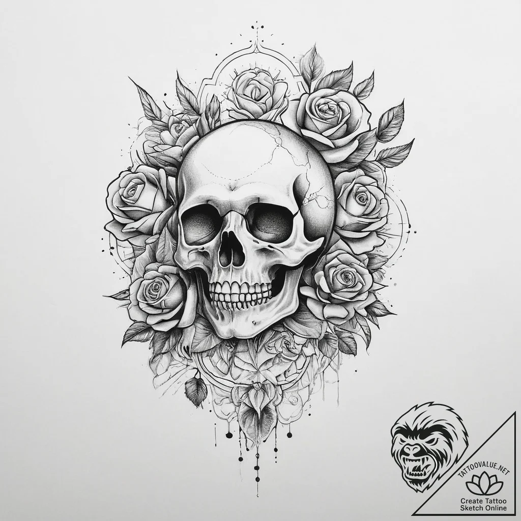 Tattoo sketch white, tattoo sketch design, ch... - tattoo sketch (№1756272309_0, 27.08.2025 05:25) — tattoovalue.net