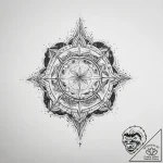 Tattoo sketch cosmic essence – tattoo sketch (№1756273689_0, 27.08.2025 05:48) — tattoovalue.net