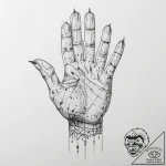 Tattoo sketch hands with a prince, tattoo ske… – tattoo sketch (№1756274082_0, 27.08.2025 05:54) — tattoovalue.net