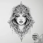 Tattoo sketch phantom, concept art for tattoo… – tattoo sketch (№1756278220_0, 27.08.2025 07:03) — tattoovalue.net