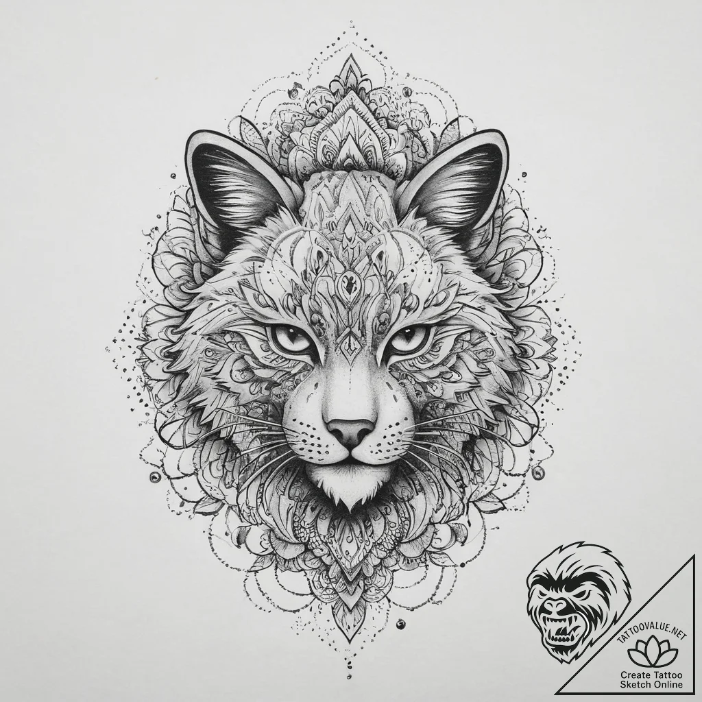 Tattoo sketch element, tattoo flash sheet des... - tattoo sketch (№1756280191_0, 27.08.2025 07:36) — tattoovalue.net