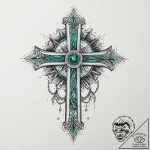 Tattoo sketch emerald, tattoo drawing outline… – tattoo sketch (№1756283548_0, 27.08.2025 08:32) — tattoovalue.net