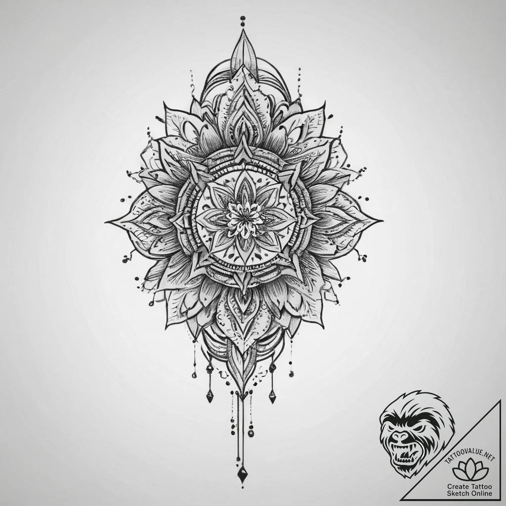 Tattoo sketch aura, tattoo drawing outline, b... - tattoo sketch (№1756284139_0, 27.08.2025 08:42) — tattoovalue.net
