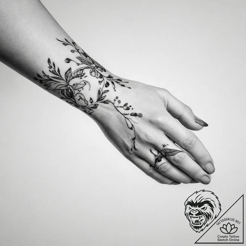 Tattoo sketch hands with a document, tattoo s... - tattoo sketch (№1756284928_0, 27.08.2025 08:55) — tattoovalue.net