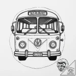 Tattoo sketch bus driver a person with a bus… – tattoo sketch (№1756285519_0, 27.08.2025 09:05) — tattoovalue.net