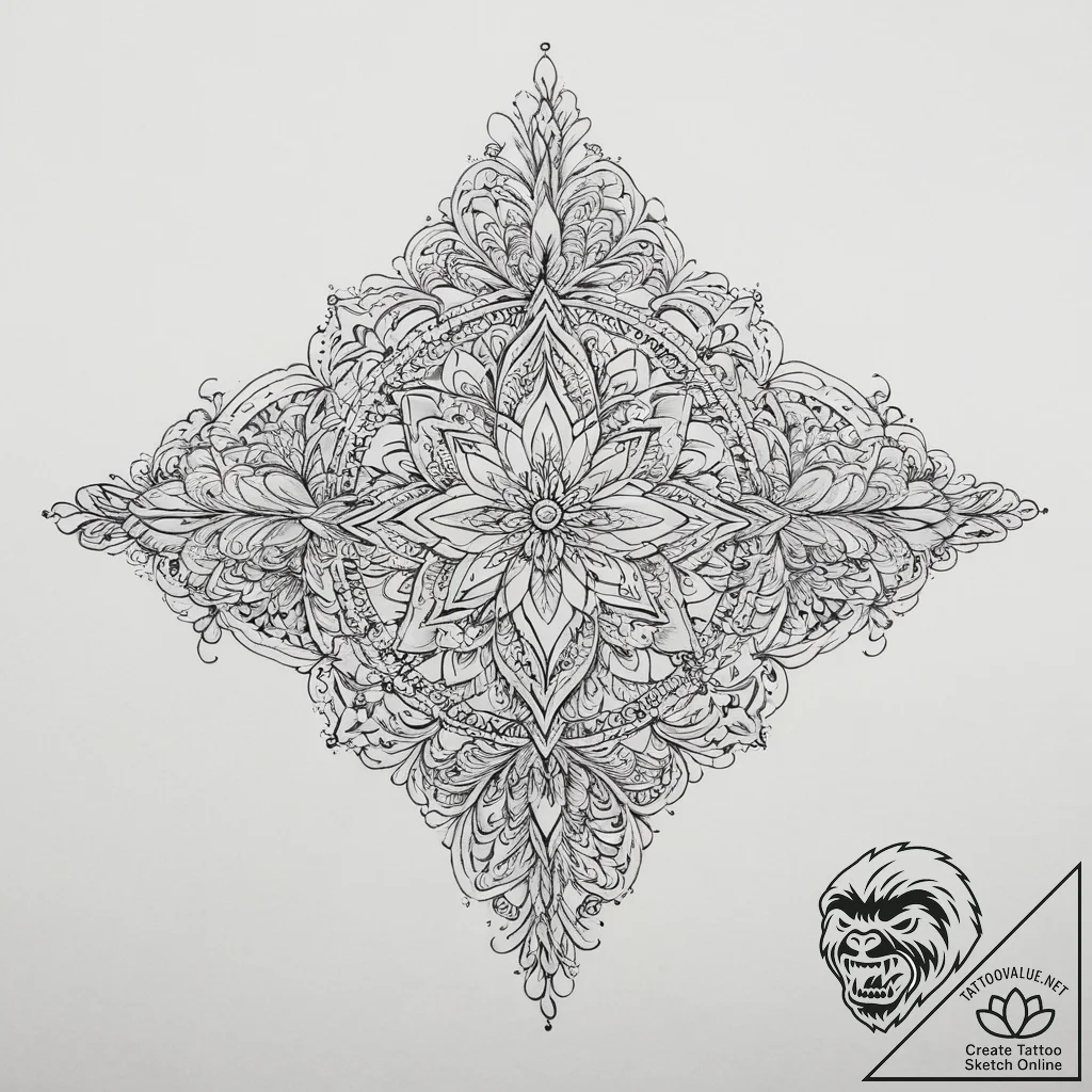 Tattoo sketch bond, tattoo line art, ornament... - tattoo sketch (№1756287498_0, 27.08.2025 09:38) — tattoovalue.net
