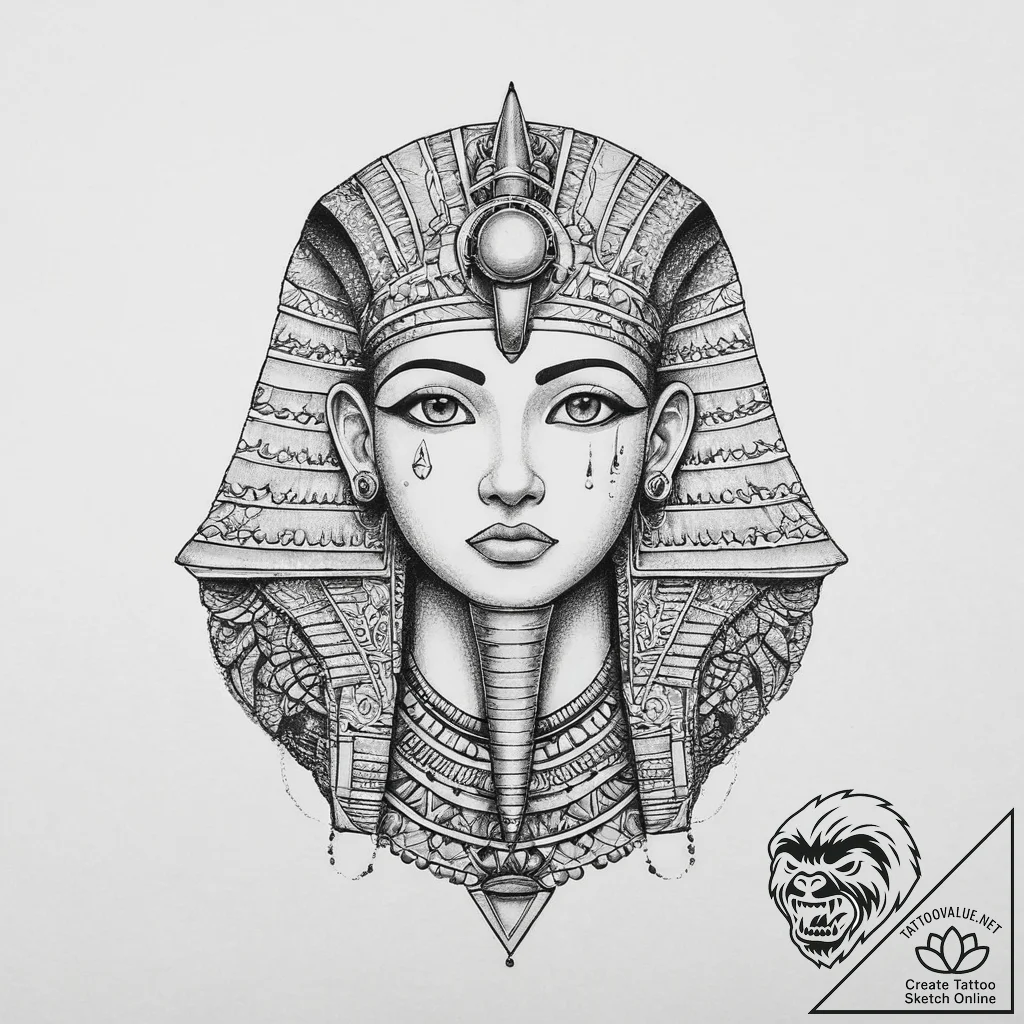 Tattoo sketch egyptian god seth, tattoo sketc... - tattoo sketch (№1756288485_0, 27.08.2025 09:54) — tattoovalue.net