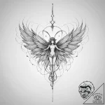 Tattoo sketch fairy tattoo, tattoo line art,… – tattoo sketch (№1756288684_0, 27.08.2025 09:58) — tattoovalue.net