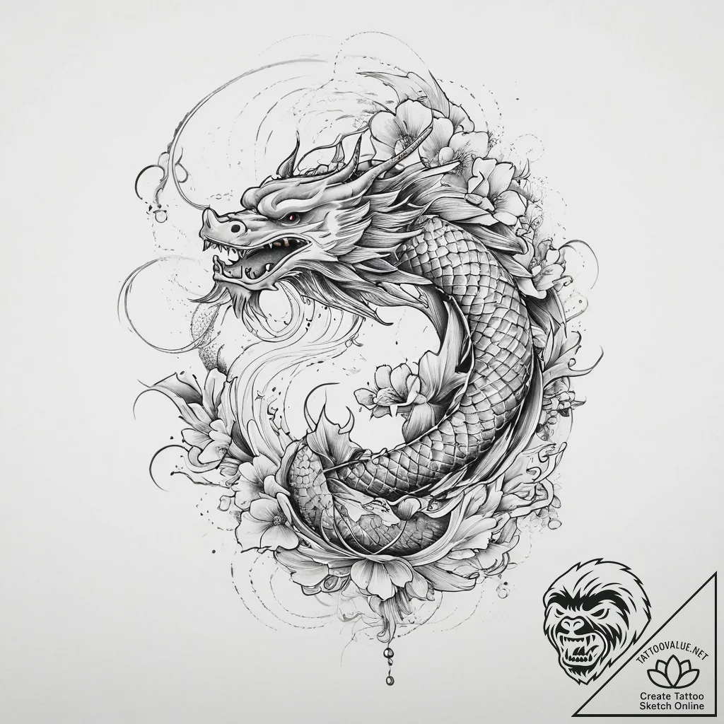 Tattoo sketch spiritual suffering, tattoo dra... - tattoo sketch (№1756288882_0, 27.08.2025 10:01) — tattoovalue.net