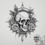 Tattoo sketch fan tattoo, artistic tattoo ske… – tattoo sketch (№1756289872_0, 27.08.2025 10:17) — tattoovalue.net