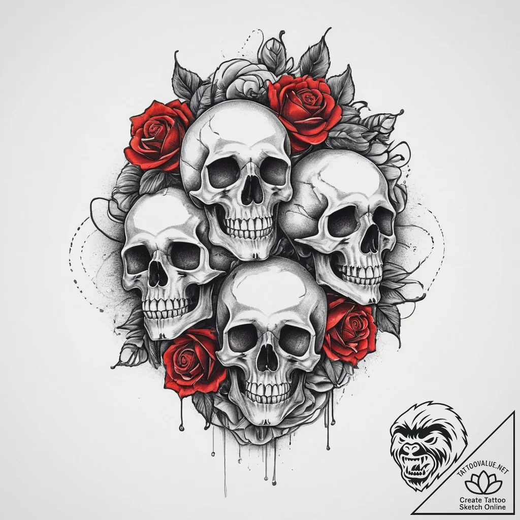 Tattoo sketch alpha, ink illustration for tat... - tattoo sketch (№1756290067_0, 27.08.2025 10:21) — tattoovalue.net
