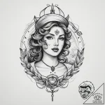 Tattoo sketch goddess tattoo, tattoo drawing… – tattoo sketch (№1756291057_0, 27.08.2025 10:37) — tattoovalue.net