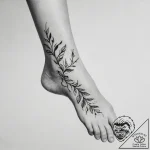 Tattoo sketch foot – tattoo sketch (№1756291450_0, 27.08.2025 10:44) — tattoovalue.net
