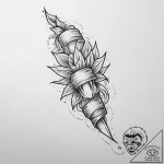 нью-скул (new school), tattoo sketch design,… – tattoo sketch (№1756291843_0, 27.08.2025 10:50) — tattoovalue.net