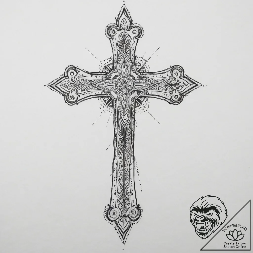 Tattoo sketch rave culture with a glow stick,... - tattoo sketch (№1756293032_0, 27.08.2025 11:10) — tattoovalue.net