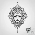 Tattoo sketch spiritual sketch, tattoo line a… – tattoo sketch (№1756293625_0, 27.08.2025 11:20) — tattoovalue.net