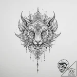 Tattoo sketch elegant tattoo – tattoo sketch (№1756293822_0, 27.08.2025 11:23) — tattoovalue.net