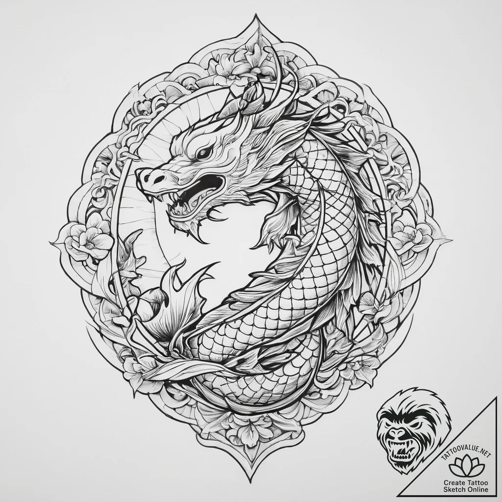 Tattoo sketch stained glass window, tattoo dr... - tattoo sketch (№1756294020_0, 27.08.2025 11:27) — tattoovalue.net