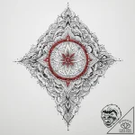 Tattoo sketch cosmic existence, artistic tatt… – tattoo sketch (№1756295020_0, 27.08.2025 11:43) — tattoovalue.net