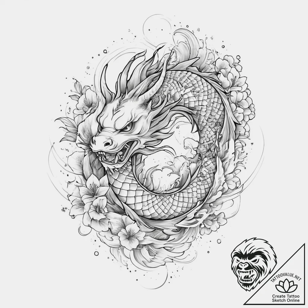 Tattoo sketch cosmic scene, tattoo sketch des... - tattoo sketch (№1756298191_0, 27.08.2025 12:36) — tattoovalue.net