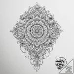 Tattoo sketch sacred soul, ink illustration f… – tattoo sketch (№1756298390_0, 27.08.2025 12:39) — tattoovalue.net
