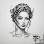 Tattoo sketch divine scene, tattoo drawing ou… – tattoo sketch (№1756298994_0, 27.08.2025 12:49) — tattoovalue.net