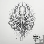 Tattoo sketch giant squid, tattoo drawing out… – tattoo sketch (№1756299393_0, 27.08.2025 12:56) — tattoovalue.net