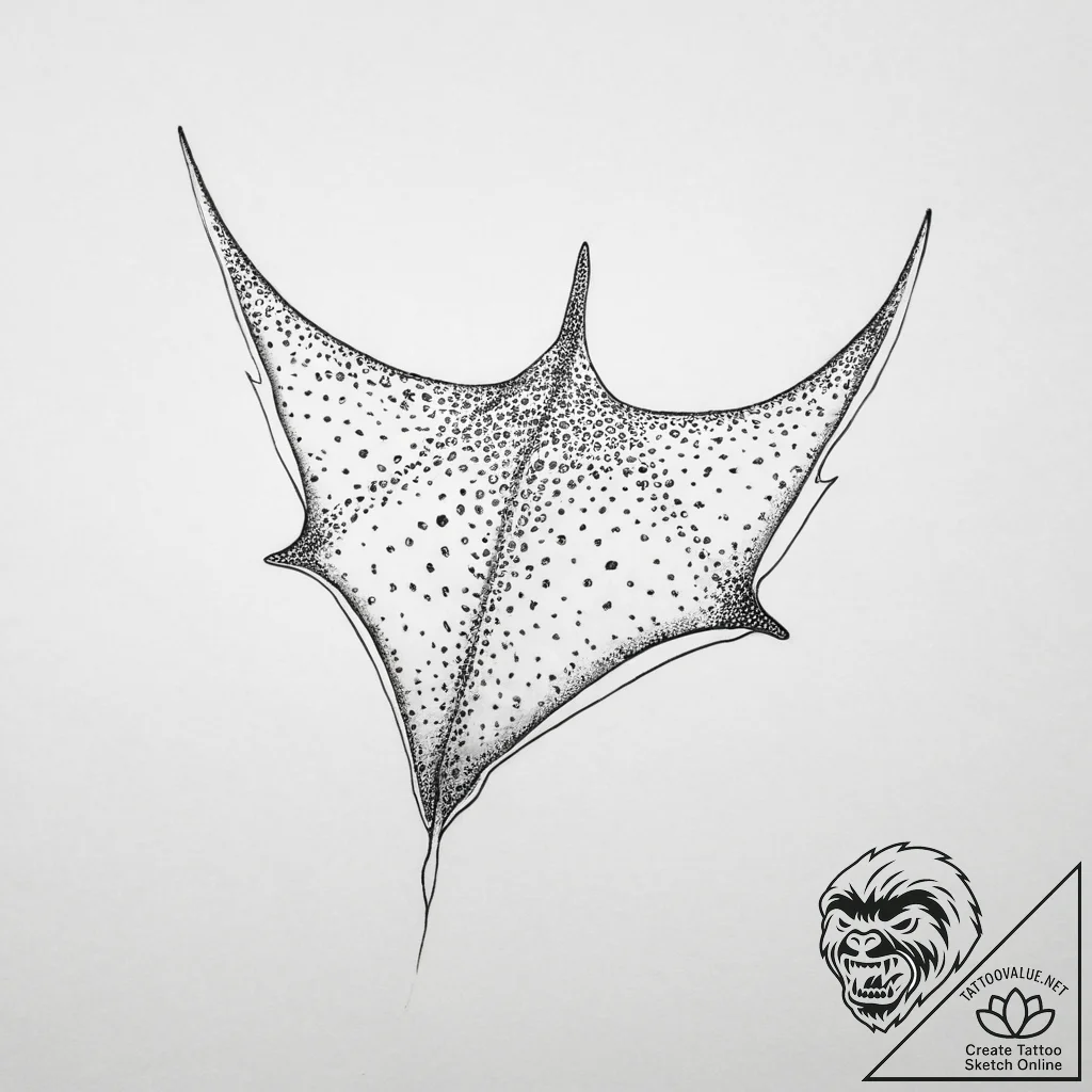 Tattoo sketch spotted eagle ray, tattoo drawi... - tattoo sketch (№1756300591_0, 27.08.2025 13:16) — tattoovalue.net