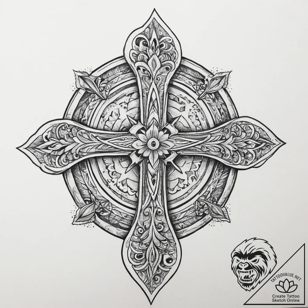 Tattoo sketch weave, concept art for tattoo,... - tattoo sketch (№1756301193_0, 27.08.2025 13:26) — tattoovalue.net
