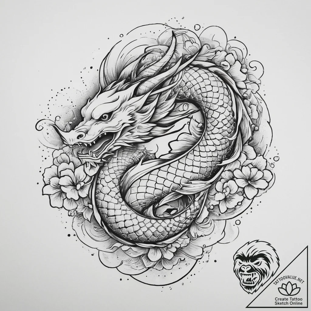 Tattoo sketch cosmic soul, concept art for ta... - tattoo sketch (№1756302588_0, 27.08.2025 13:49) — tattoovalue.net