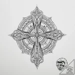 Tattoo sketch holy beginning – tattoo sketch (№1756302983_0, 27.08.2025 13:56) — tattoovalue.net