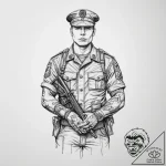 Tattoo sketch soldier with a thread, tattoo s… – tattoo sketch (№1756303376_0, 27.08.2025 14:02) — tattoovalue.net