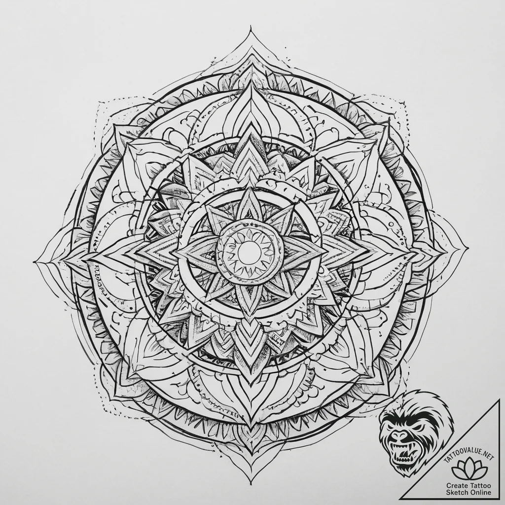 Tattoo sketch cosmic history, tattoo sketch d... - tattoo sketch (№1756306098_0, 27.08.2025 14:48) — tattoovalue.net