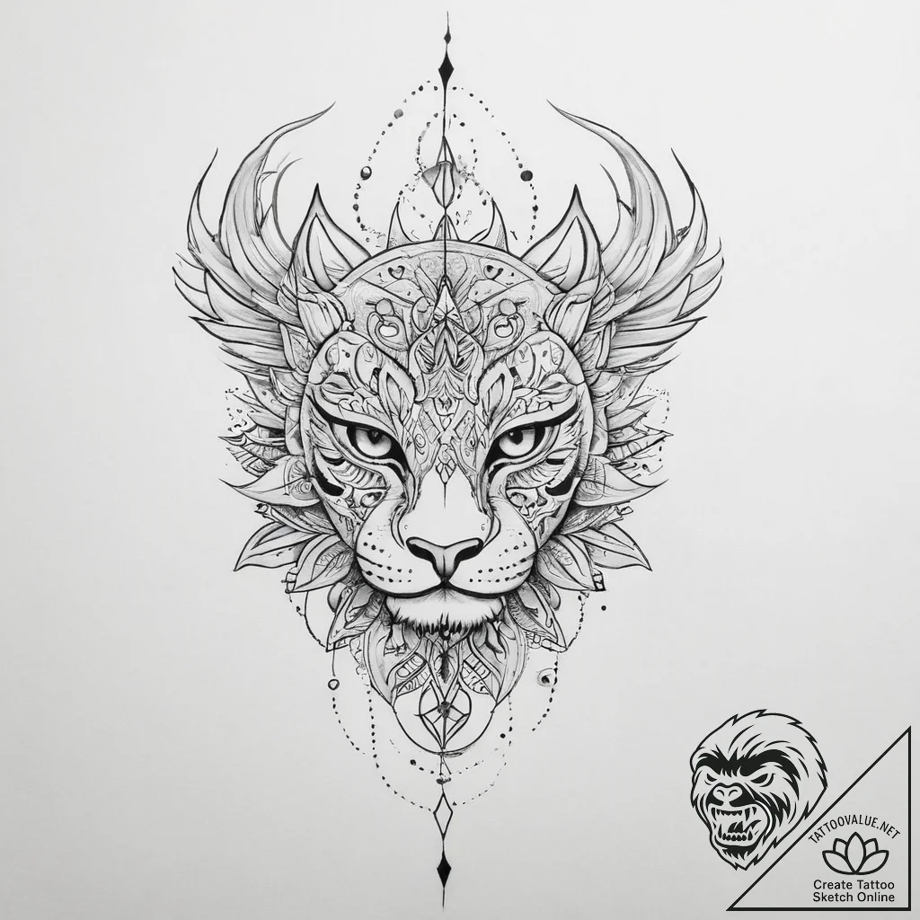 Tattoo sketch vibe - tattoo sketch (№1756308456_0, 27.08.2025 15:27) — tattoovalue.net