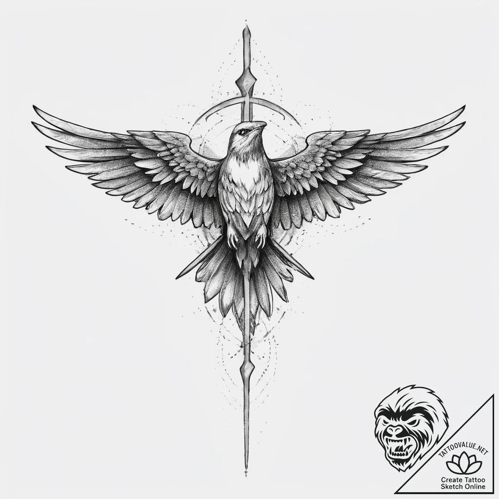 Tattoo sketch harrier, tattoo line art, detai... - tattoo sketch (№1756309442_0, 27.08.2025 15:44) — tattoovalue.net