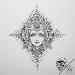 Tattoo sketch fate – tattoo sketch (№1756310424_0, 27.08.2025 16:00) — tattoovalue.net
