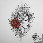 Tattoo sketch bond, ink illustration for tatt… – tattoo sketch (№1756311409_0, 27.08.2025 16:16) — tattoovalue.net
