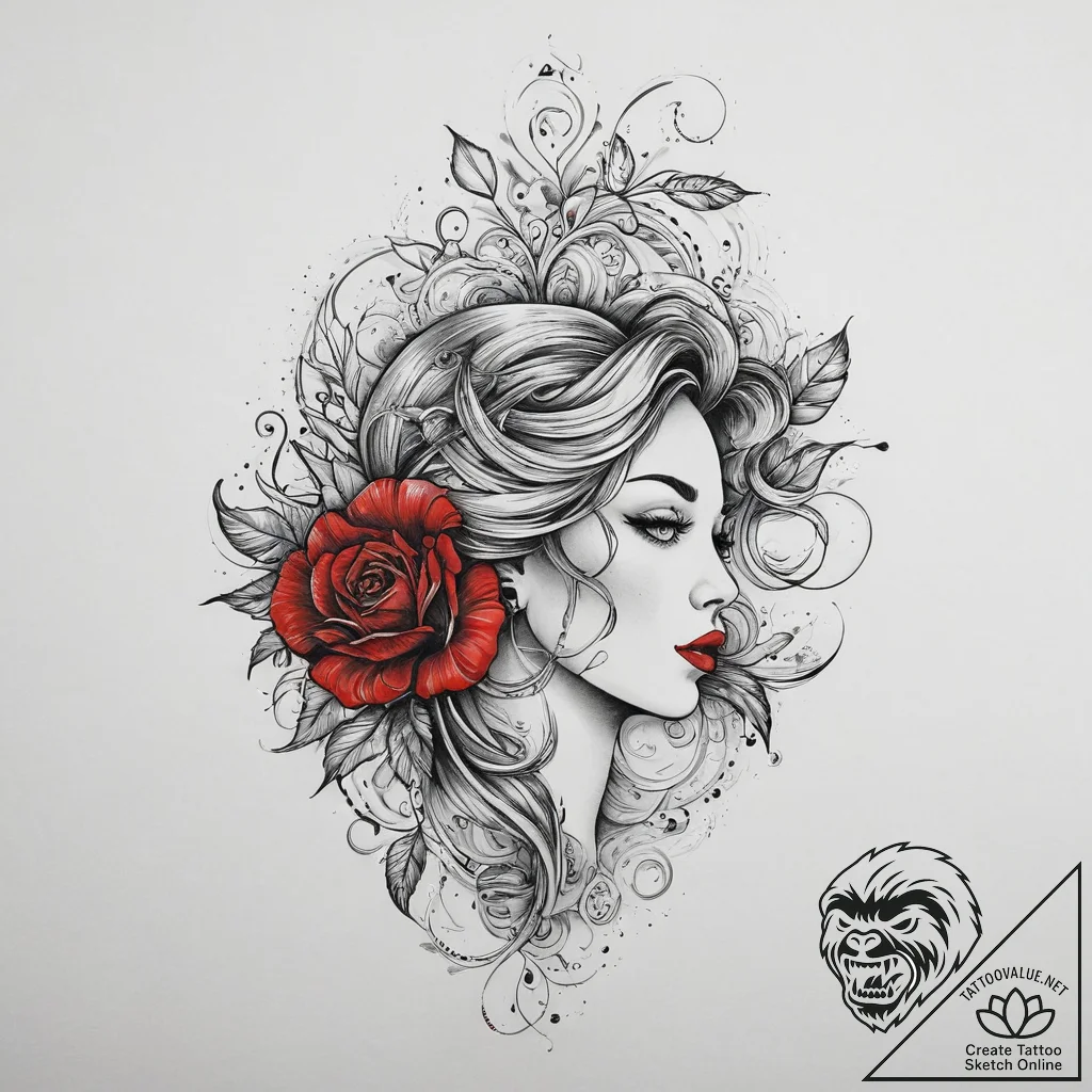 Tattoo sketch bond, ink illustration for tatt... - tattoo sketch (№1756311409_0, 27.08.2025 16:16) — tattoovalue.net