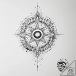 Tattoo sketch cosmic soul – tattoo sketch (№1756315001_0, 27.08.2025 17:16) — tattoovalue.net