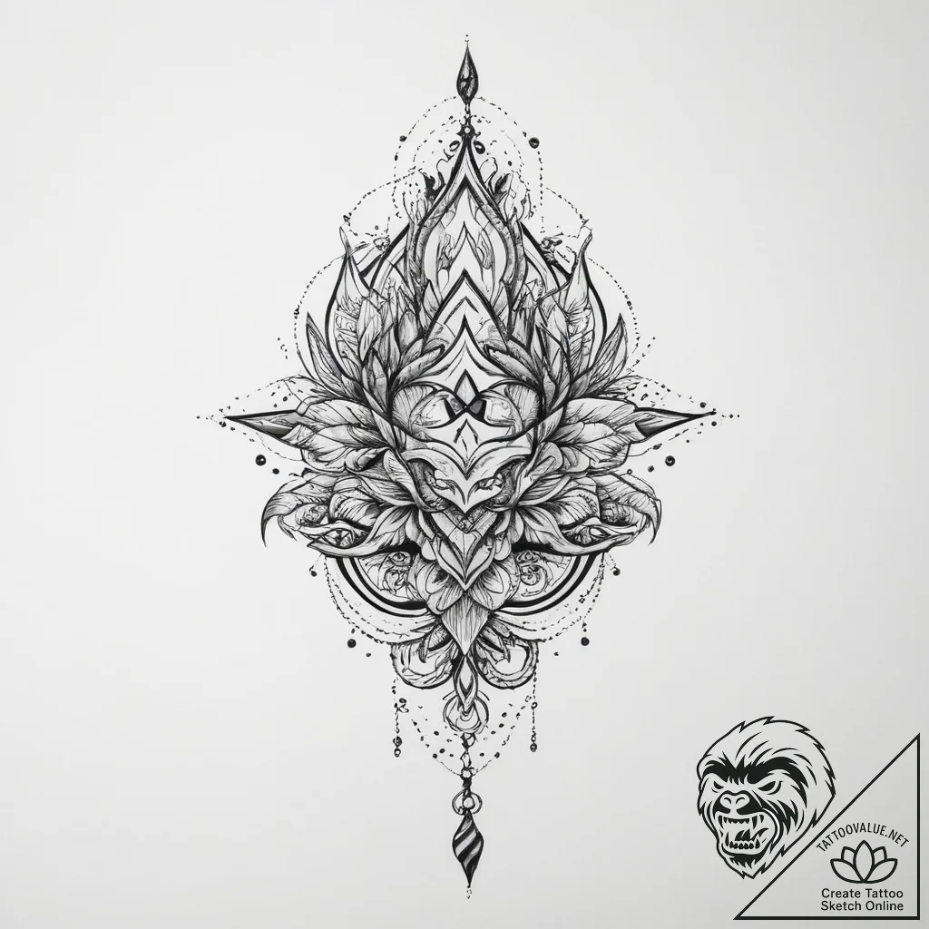 Tattoo sketch a symbolic event, tattoo sketch... - tattoo sketch (№1756317779_0, 27.08.2025 18:02) — tattoovalue.net